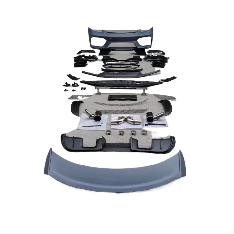 

Body kit FOR auto 718 modified GT4 tuning parts with grill and rear bumper whole