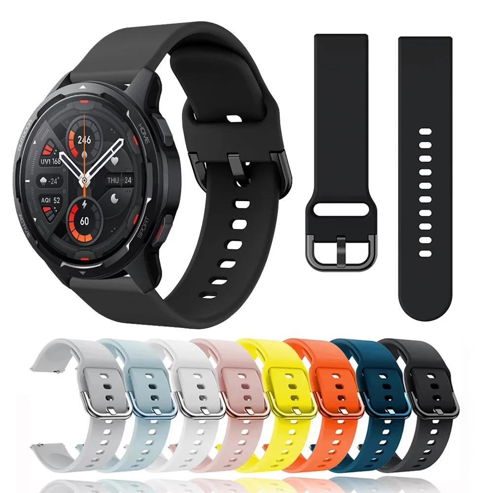 Correa de silicona para Xiaomi Mi Watch, pulsera de repuesto de 22mm, Color 2, deportiva, S1 Pro edition