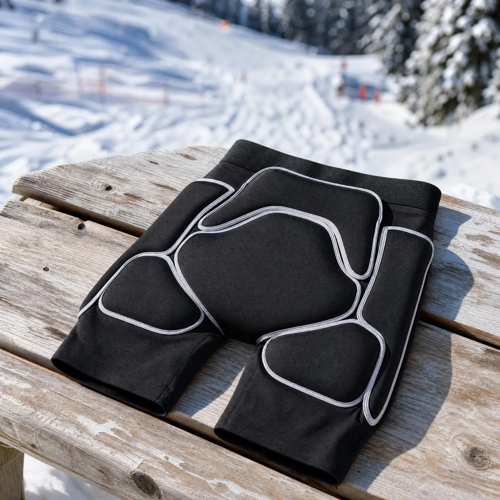 Snowboard Protective Shorts Hip Padded Ski Protection for Women Men Shock Absorbing Lycra Foam Guard for Skating