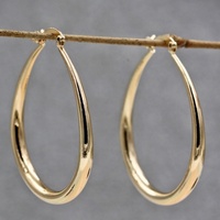 Geometric Big Metal Earrings For Women Jewelry Gift Irregular Circle Oval Earrings Femme Cold Fashion Korean Women's Earrings