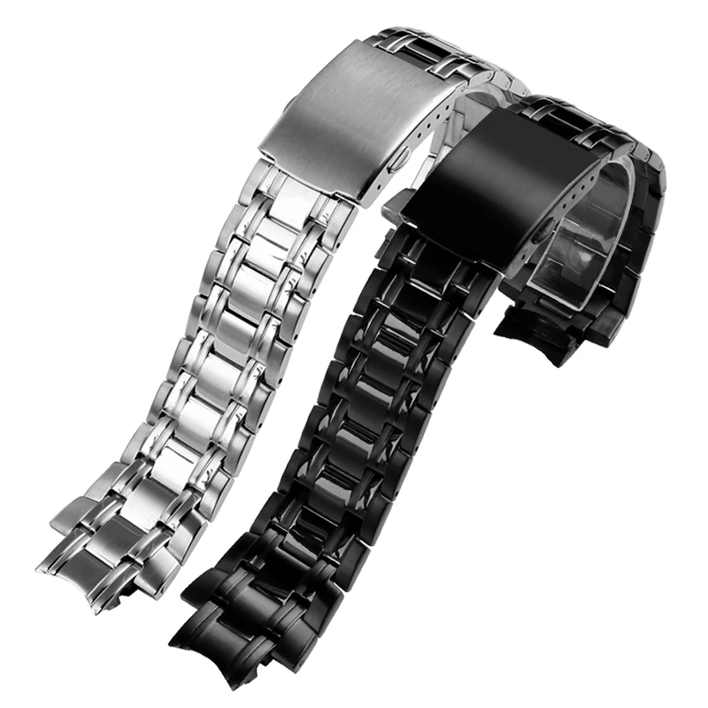 316 Solid Stainless Steel Watch Strap for Casio EDIFICE EFR-539 5345 Wrist Band Men Matte Metal Replacement Bracelet Accessories