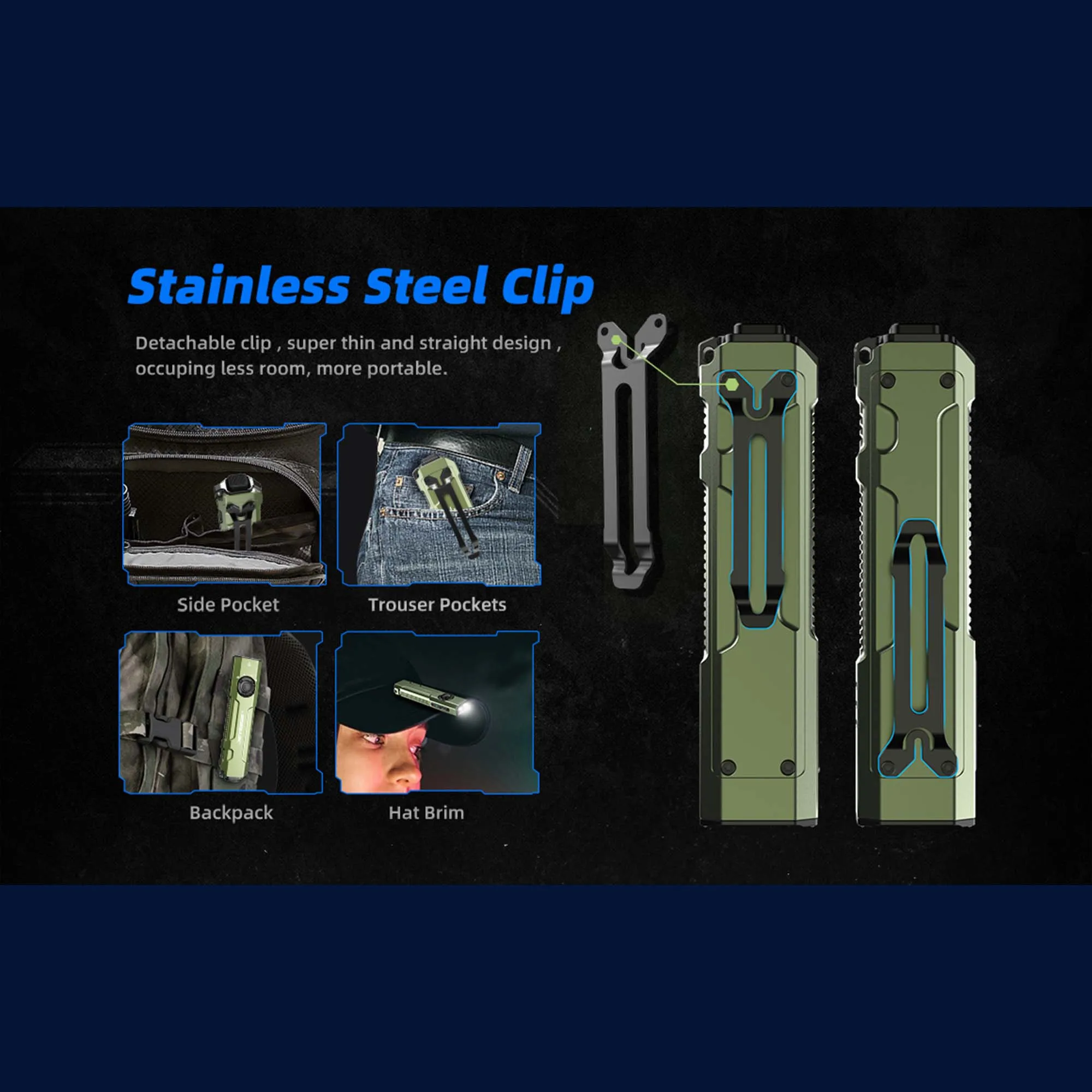 JETBEAM E26 Tactical Flashlight 2000 Lumens USB-C Rechargeable High-Intensity Portable Light for Outdoor Emergency Use