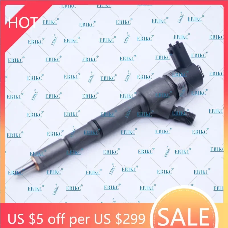 

ERIKC 0445110291 Injector 1112010-55D Sprayer 0 445 110 291 Diesel Pump Replace Fuel CR Inyector Nozzle 0445 110 291 for FAW BAW