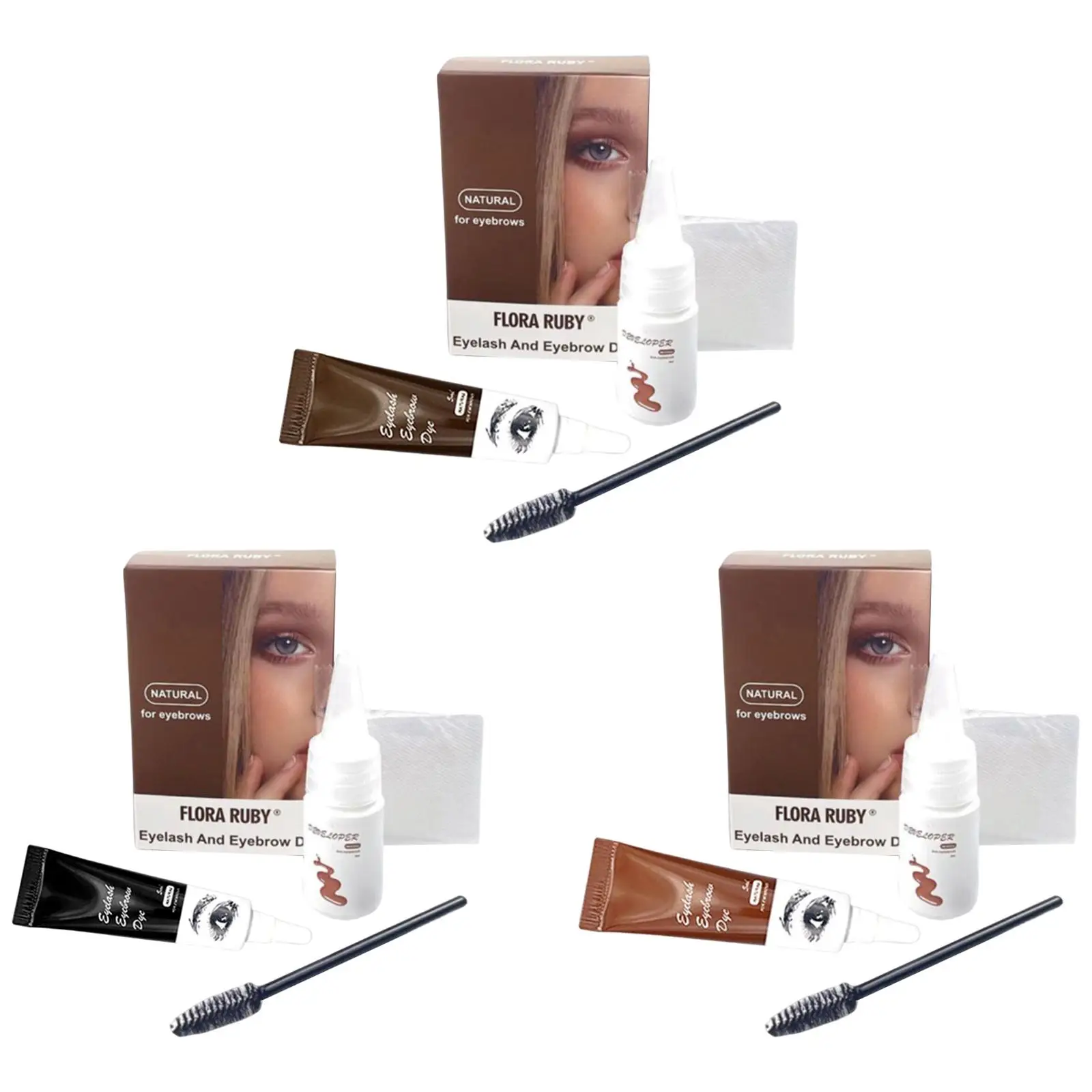 Corante instantâneo para sobrancelha e cílios, gel colorido, intensificador de sobrancelha de longa duração