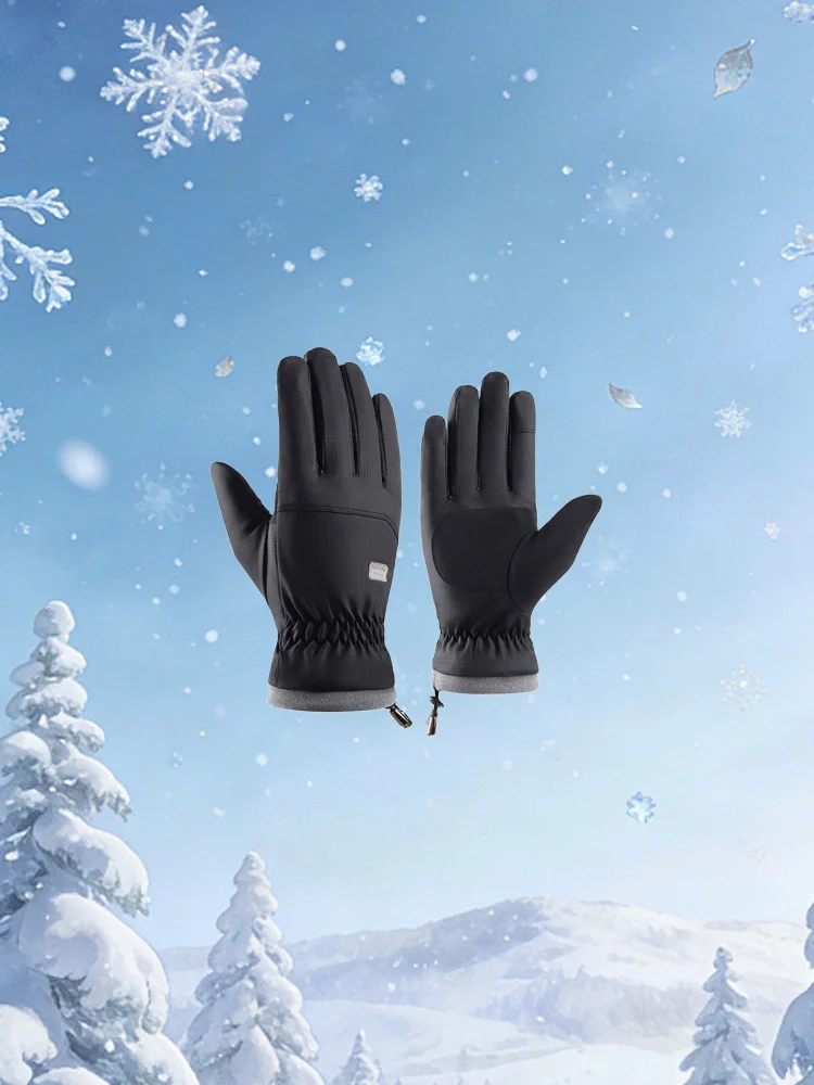AliExpress WRELS 1/2/3 Pairs Skiing Gloves Cold-Proof Thick Cycling Gloves Anti Slip Touchscreen Outdoor Windproof Warm Driving Snowboard Gloves