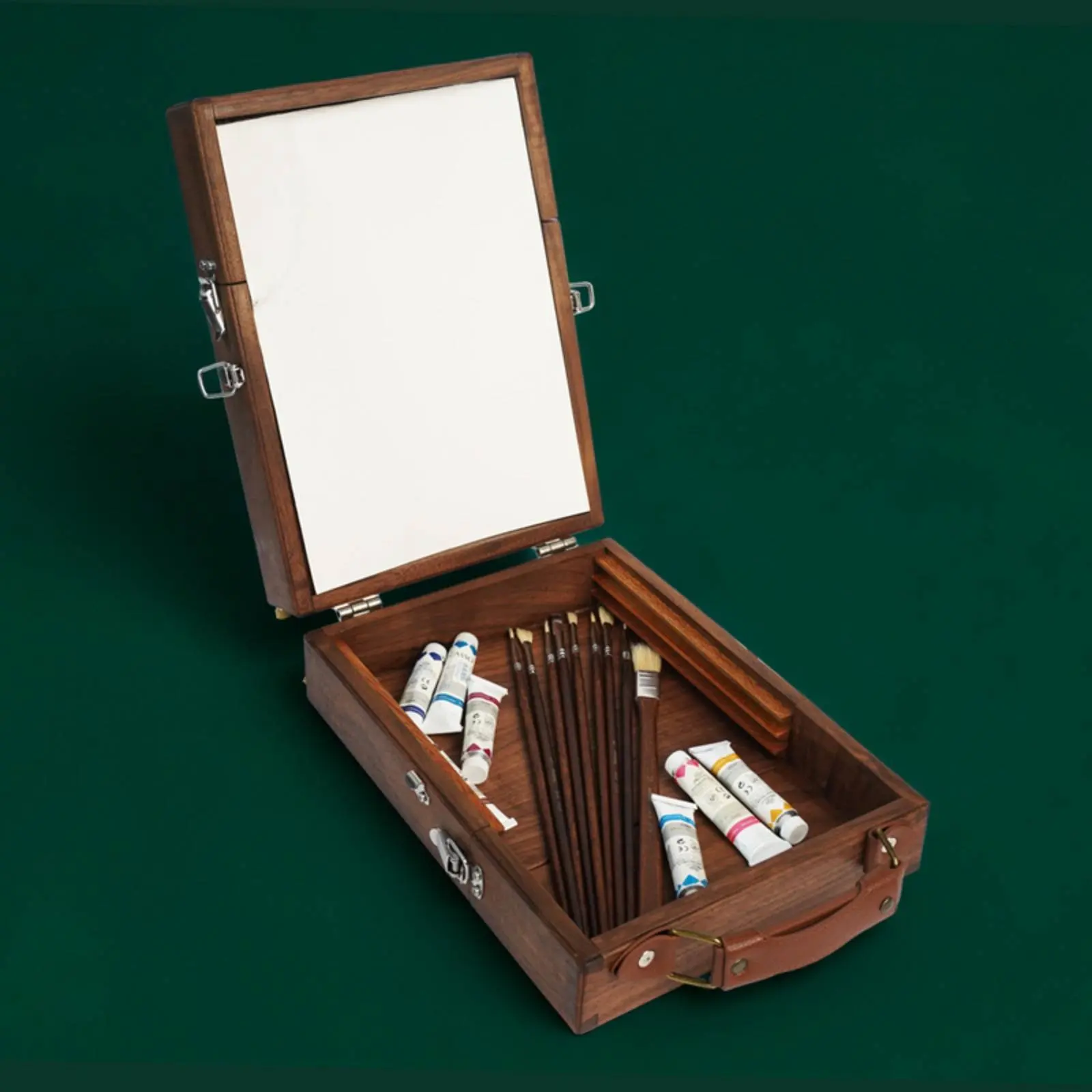 Watercolor Paint Box Handheld Watercolor Sketch Box Artist Carrying Case Artist Supply Case for Painters, Outdoor Sketching