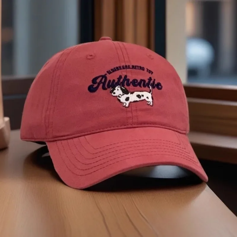 ins-bonito-cao-bordado-macio-topo-bone-de-beisebol-para-mulher-2025-novo-outono-e-inverno-coreano-versatil-grande-circunferencia-da-cabeca-bone-~
