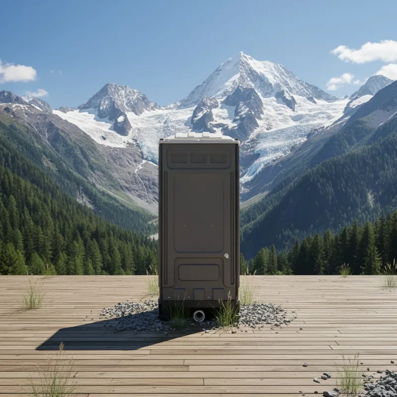 Eco-Friendly Mobile Toilet  Dry Toilet Public Outdoor Restroom Washroom Sandwich Panel Plastic Color