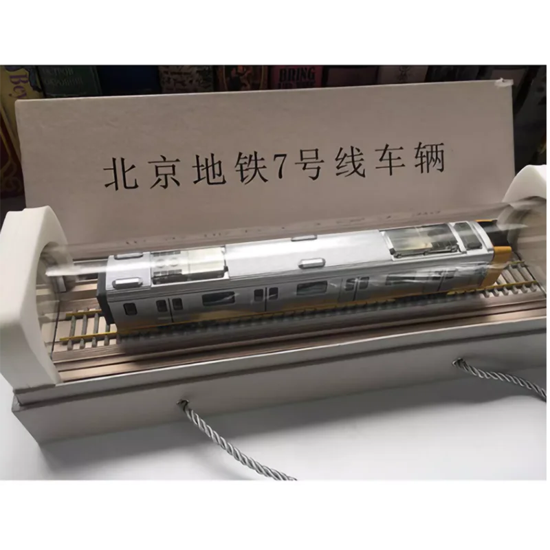 1: 68 Scale Original Beijing Urban Subway Model Line 1 Line 2 Line 7 Simulation Model Static Display Decoration Collection Toy