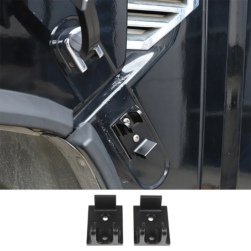 ل 2003-2009 هامر H2 الأحمر سبائك الألومنيوم تصفيف السيارة غطاء السيارة الجانب المفصلي مشبك قاعدة الأجزاء الخارجية للسيارة (أجزاء بديلة) #4