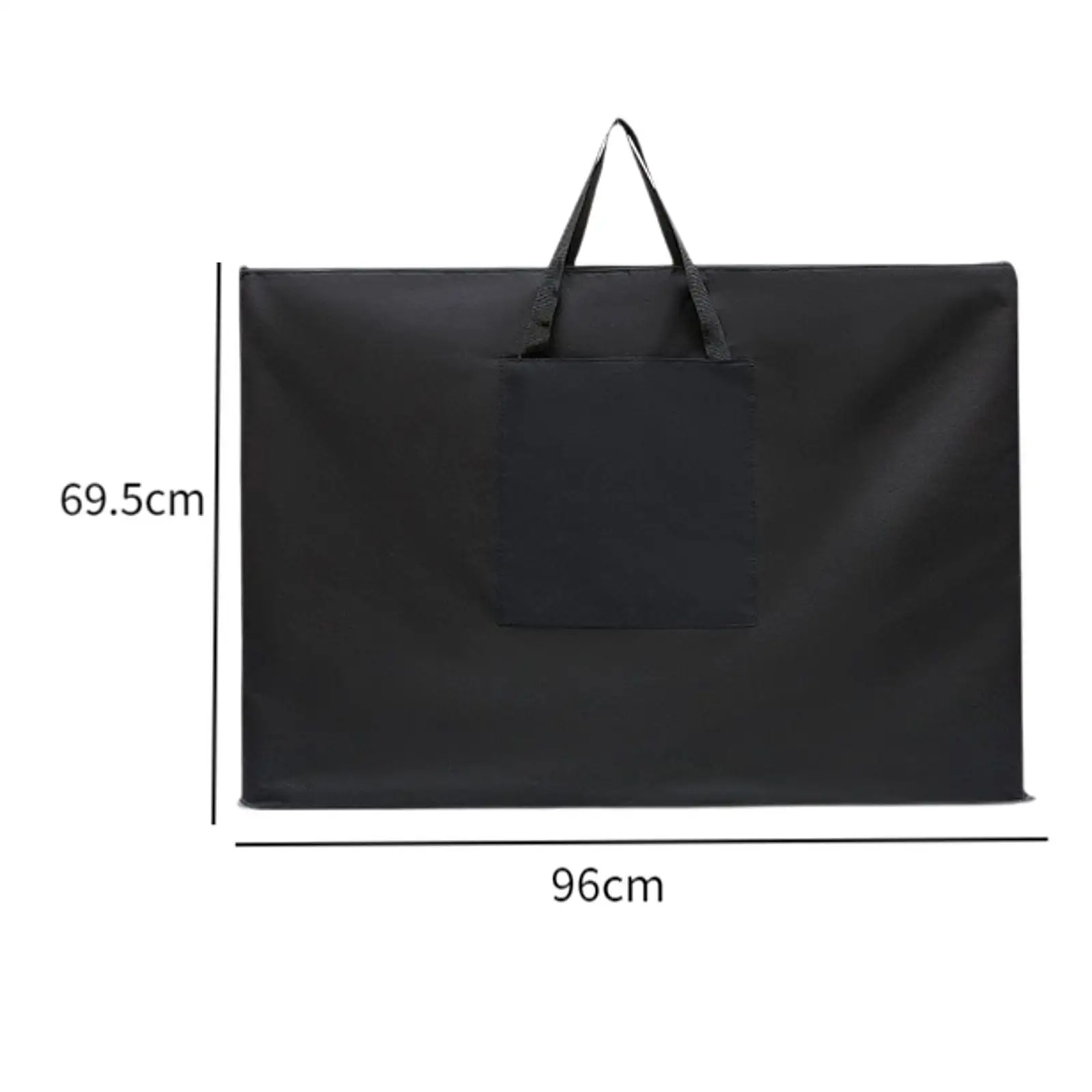 Bolsa de transporte de portafolio, bolsa de almacenamiento de tablero de póster, bolsa de bocetos multiusos portátil, 37,80 ''x 27,36'' para pintura artística