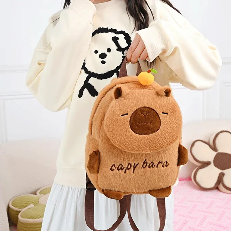 1-4PCS Capybara Plüschtasche Kapybara Umhängetasche Umhängetasche Handytasche Kindergeburtstagsgeschenk Urlaub Partygeschenke