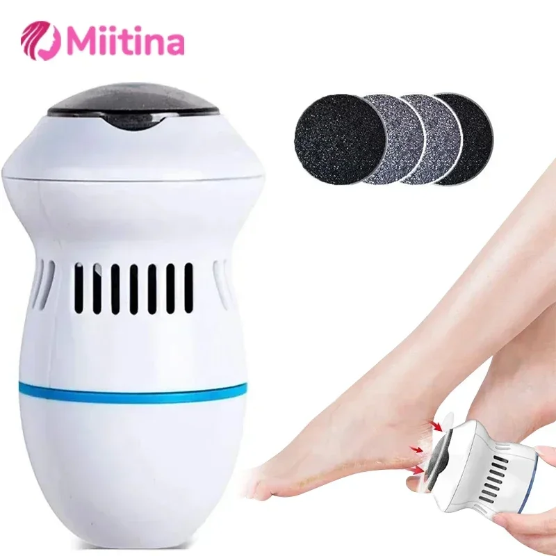 

8Pcs New Electric Foot Grinding Skin Hard Rupture Skin Trimmer Dead Skin Foot Pedicure Rechargeable Professional Foot Care Tool