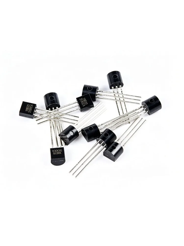 10 szt. DS18B20 BS170 BS250 LM35DZ LM334Z 2SK30A K30A KIA7042AP TMP36GT9Z TO-92 Czujnik Temperatury Układ Elektroniczny — zdjęcie produktu 2