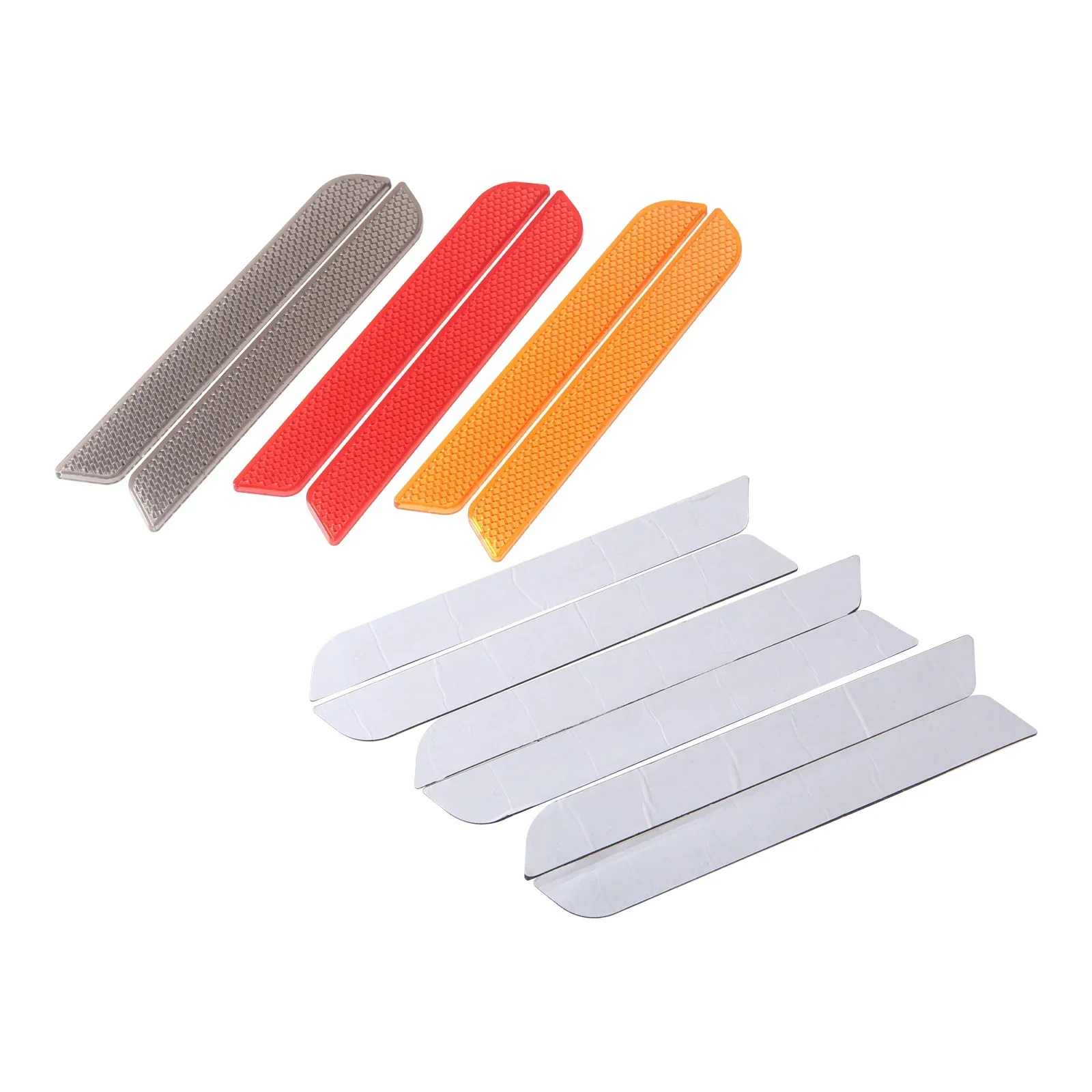 2Pcs 15*2cm Motorcycle Hard Saddlebag Guard Reflector Cover Reflective Strips Absorbent Plastic for Harley Touring Model 2014-up