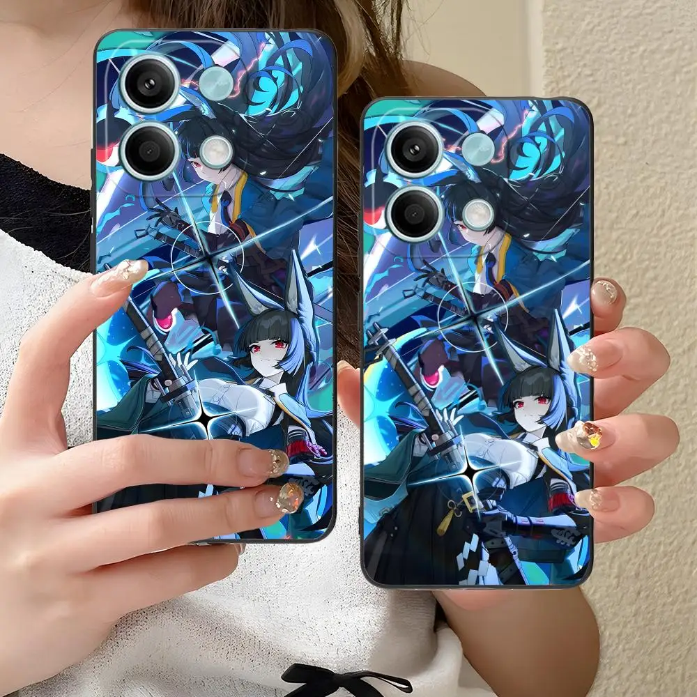 حافظة هاتف Zenless Zone Zero Hoshimi Miyabi لهاتف Xiaomi Redmi Note 14 13 12 11 A5 3 2 1 Pro Plus 4G 5G واقية من الطباعة الملونة #5