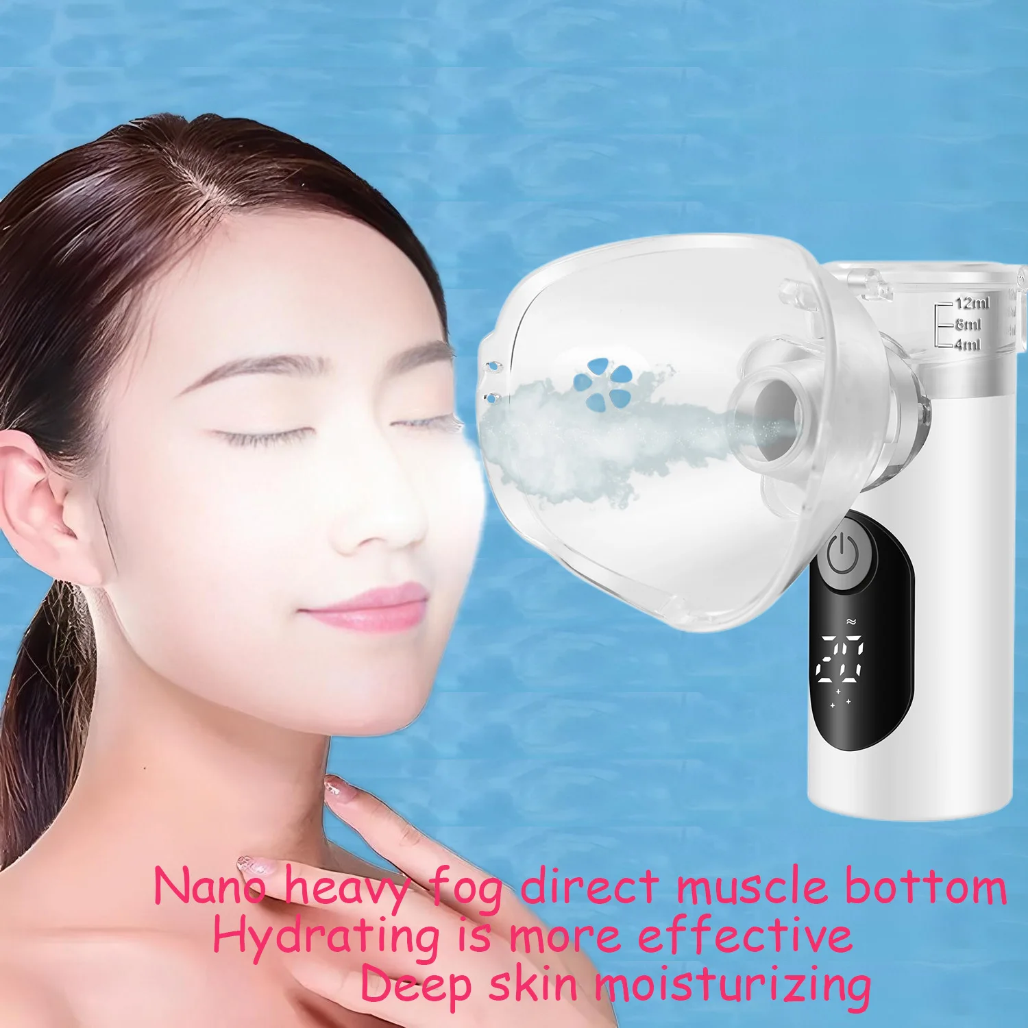 Mini Household USB Mist Facial Sprayer Humidifier Nebulizer Face Steamer Moisturizing Beauty Instruments Face Skin Care Tools