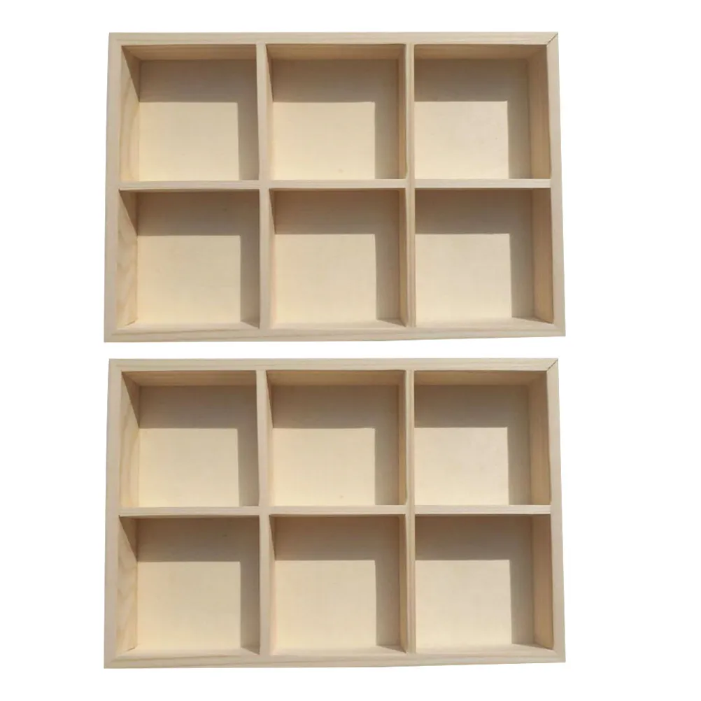 Watercolor Painting Palette Mixing Tray Set – 2 pcs Plastic Art Supply Storage Box for Halloween Christmas New Year