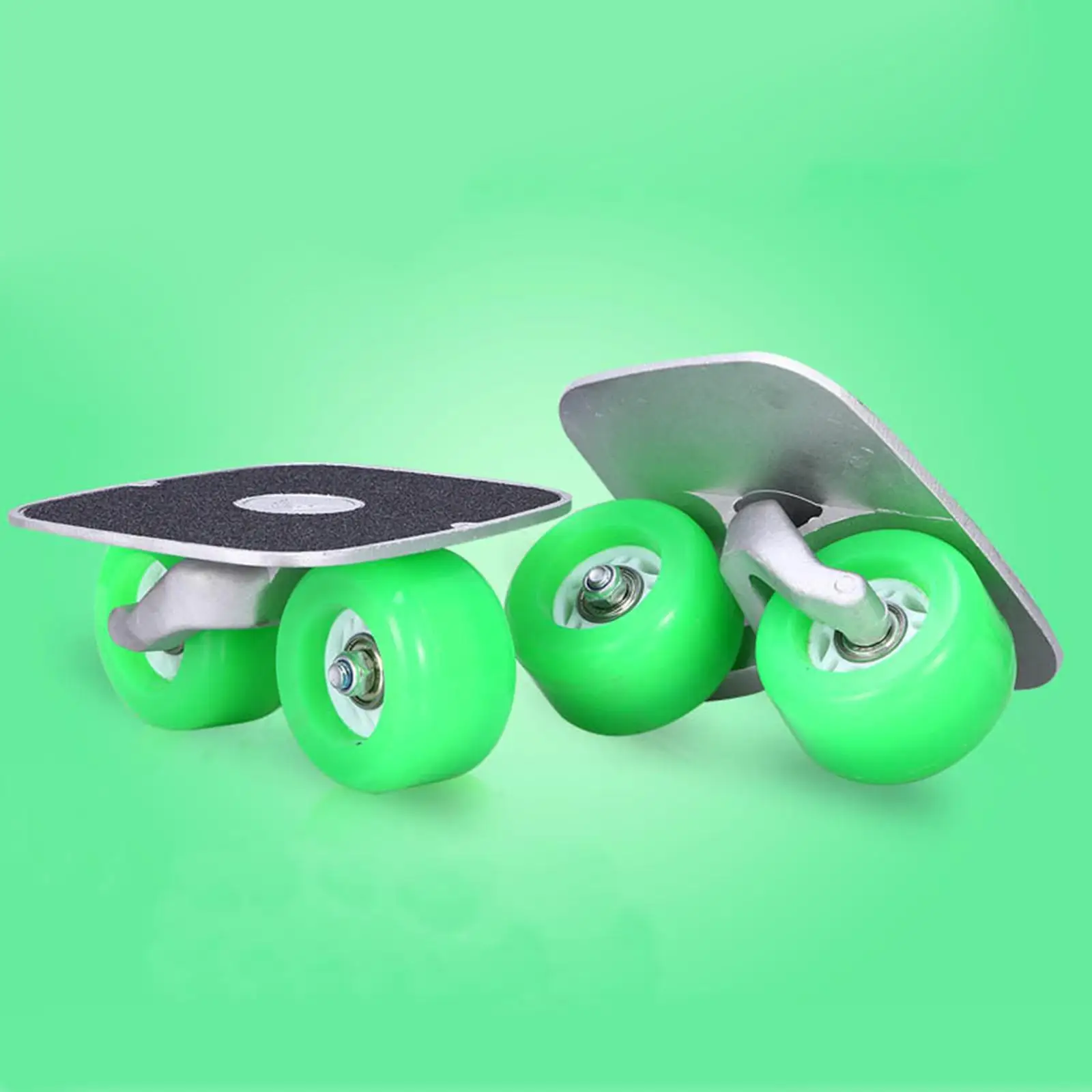 Aluminum Split Drift Board Skates Anti Skid Sandpaper Mini Skateboard Free Skates Mountain Wheels for Women Men