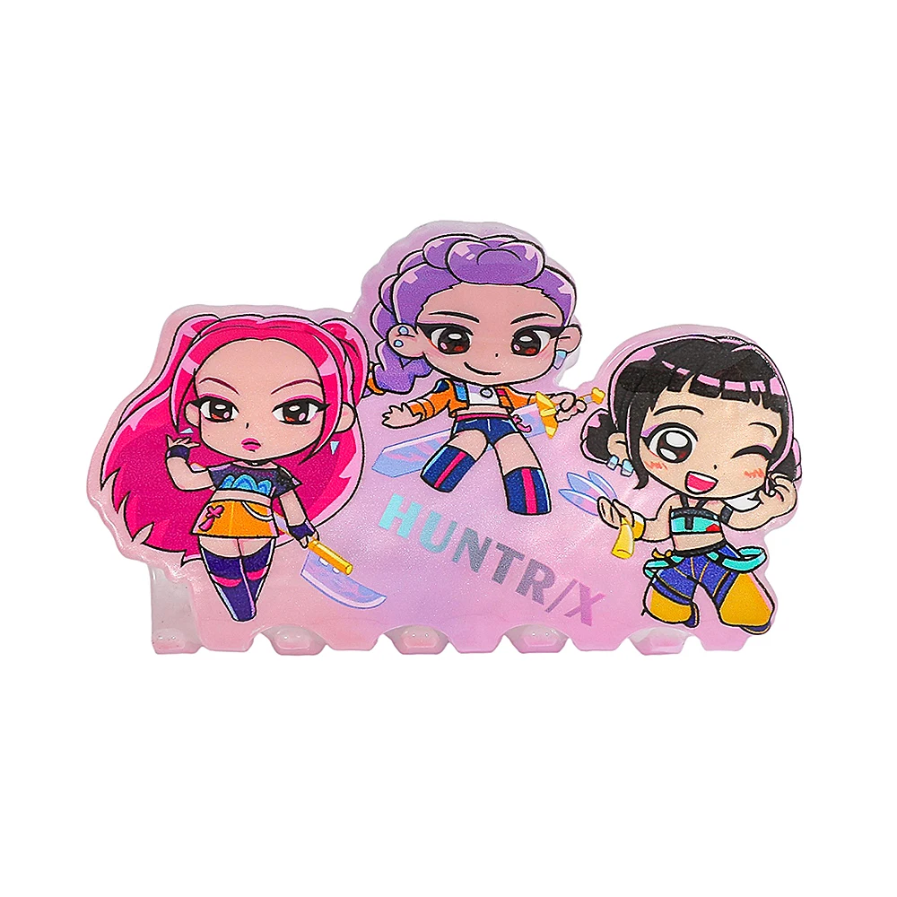 KPOP Witch Hunter Group مشبك شعر فتاة لطيف، مشبك شعر متعدد الوظائف، يستخدم لتزيين الشعر