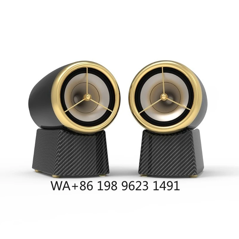 Aviation Aluminum Alloy Vertical Bluetooth Active Speaker High Fidelity HiFi Loudspeaker for Home Audio Entertainment