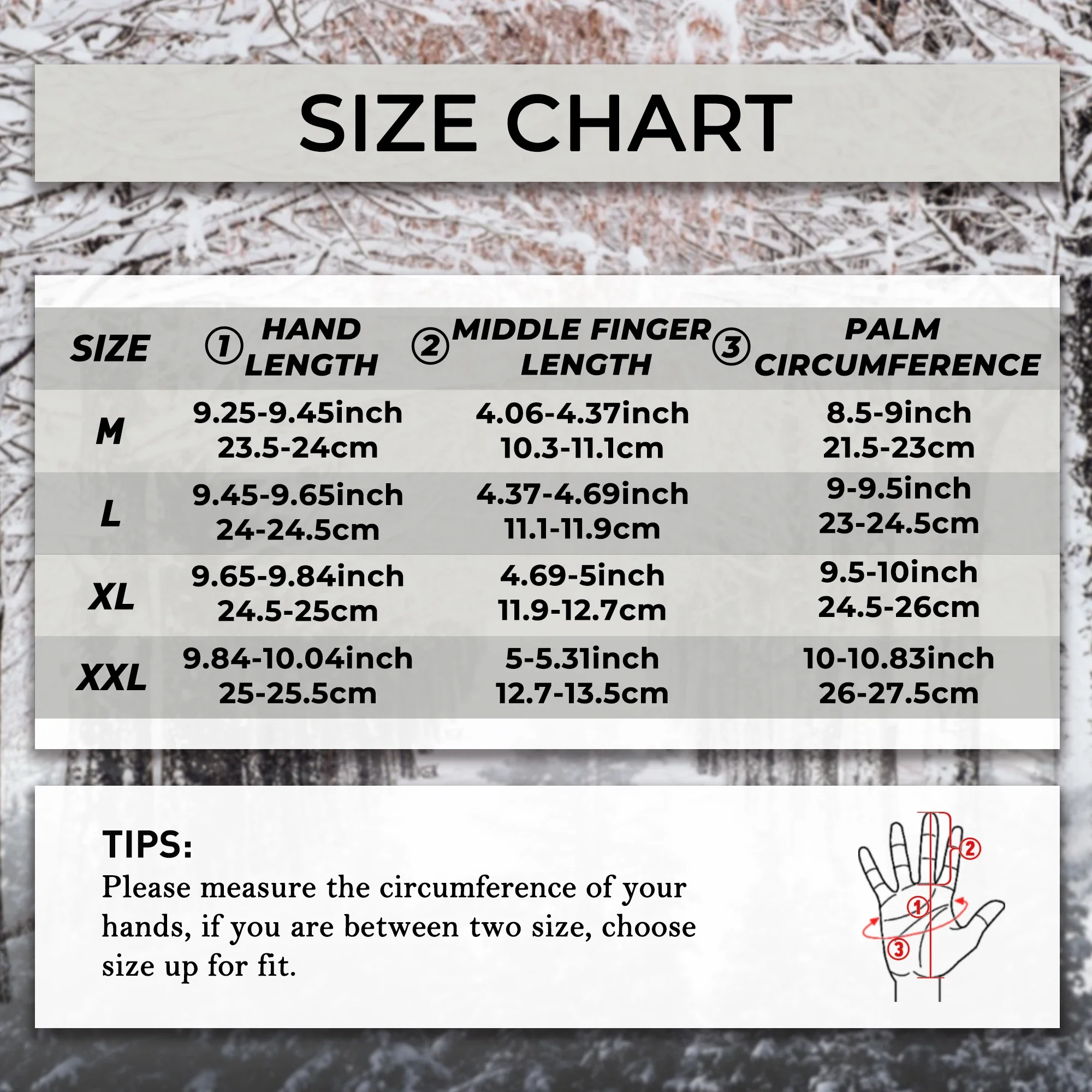 Handlandy luvas de inverno durabilidade tiras ajustáveis motorista ao ar livre inverno forro quente luvas de couro de trabalho