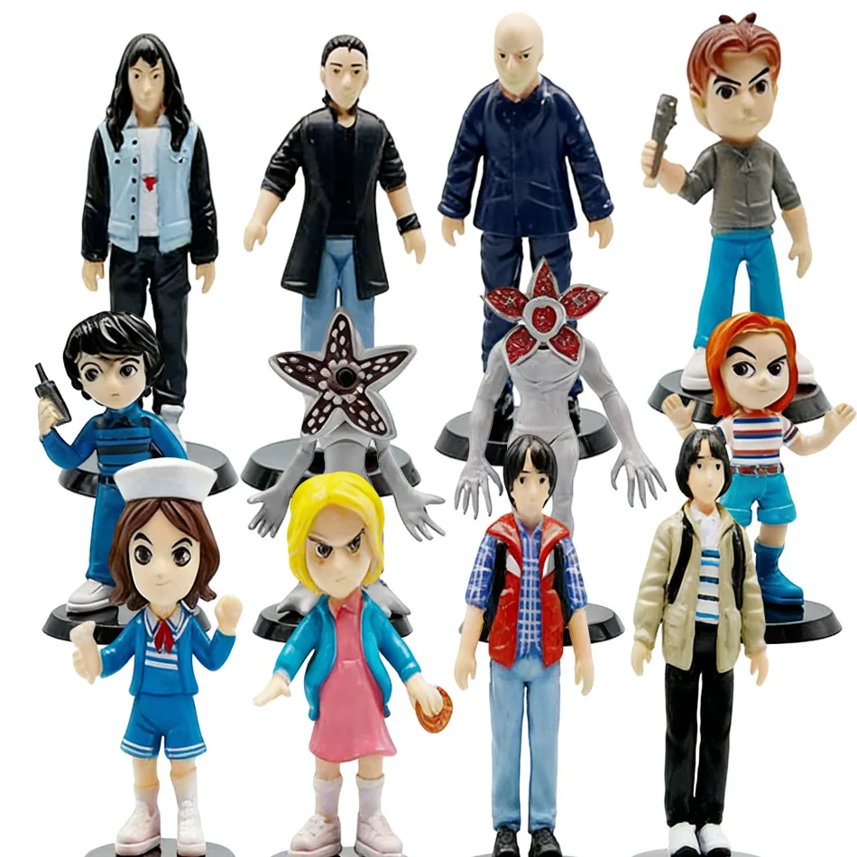 

2026 New 12pcs/set Strangered Things Steve's Carnivorous Plant Figures Action Desktop Decoration Model Ornaments Christmas Gifts