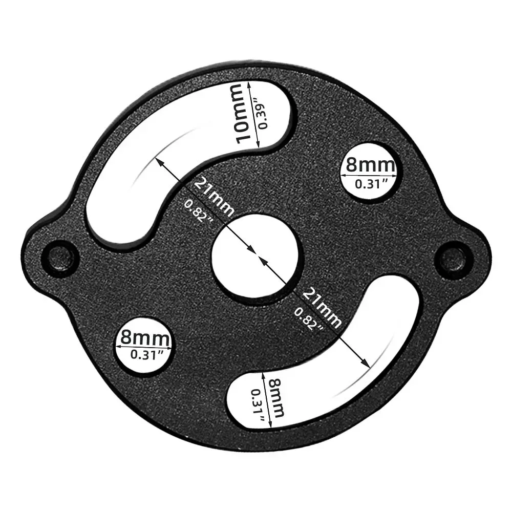 Verbesserte 3-10mm Vertikale Taschenloch-Schablone, selbstzentrierende Dübel-Schablone, Holzbearbeitungs-Legierungs-Lochbohrführung, Locher-Positionierer-Werkzeuge – Detail 15