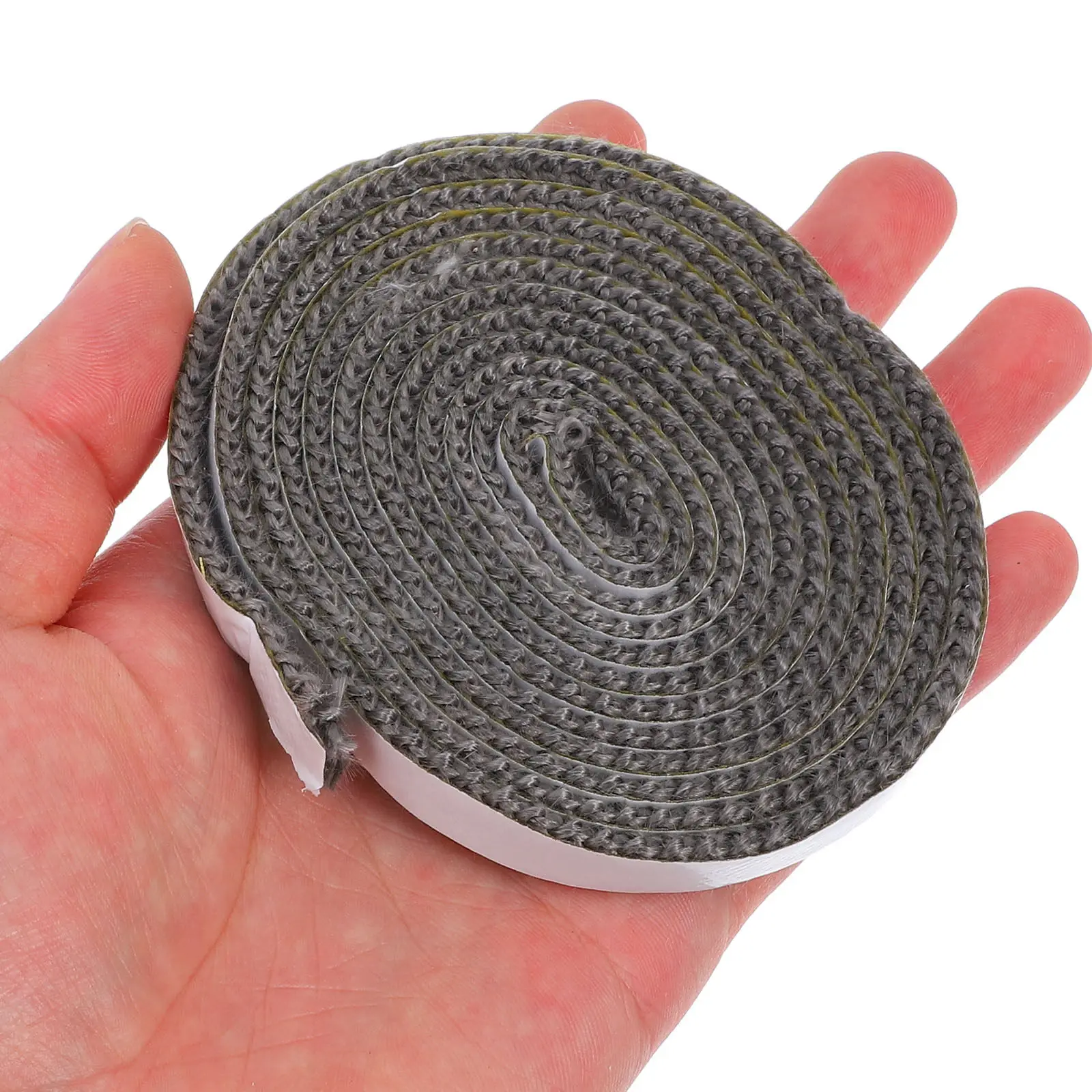 1 Roll Rope Self Stick Heat Resistant Fiberglass Stove Seal Tape for Wood Stove Door Gasket Fireplace Replacement
