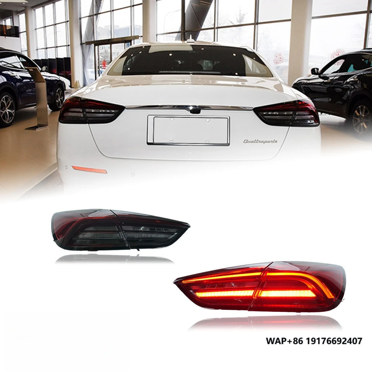 

High Quality New Trofeo Tail Lamp with Full LED Automotive Lighting System LED Taillights for ’Maserati Ghibli 2014-2021