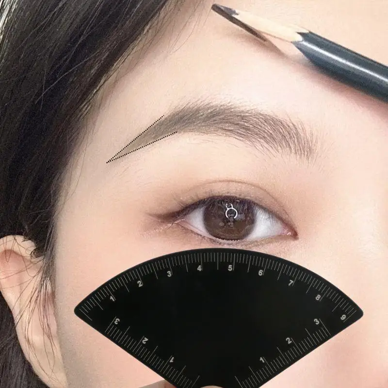 Snelle tekening Wenkbrauwontwerp Liniaal Microblading Mapping Tool Vormgeven Permanente make-up Tekening Gids Liniaal Tattoo Supplies Hergebruik