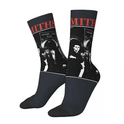 Crazy compression British Rock Bands In The 80s Sock for Men Harajuku The Smiths Quality Pattern Crew Sock Novelty