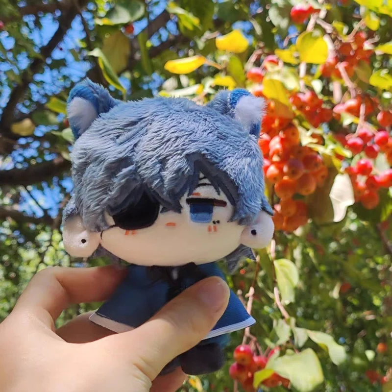 Novo 12cm anime preto mordomo pelúcia ciel phantomhive sebastian · michaelis chaveiro macio mochila decoração brinquedos de natal presentes