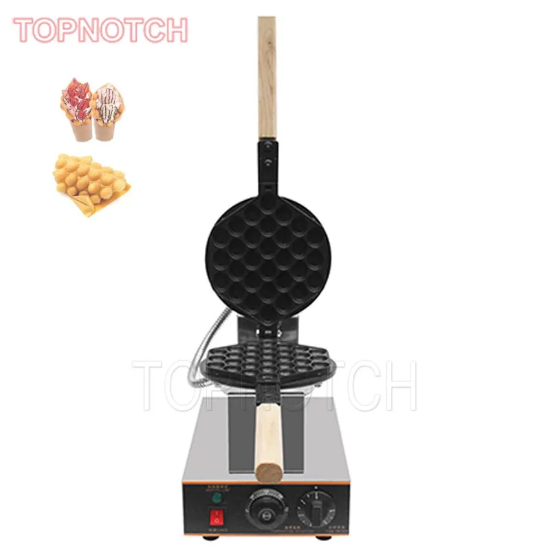 1400w Electric Waffle Makers QQ Eggs Waffle Making Machine Hongkong Eggs Bubble Waffle Maker Eggettes Puff Waffle