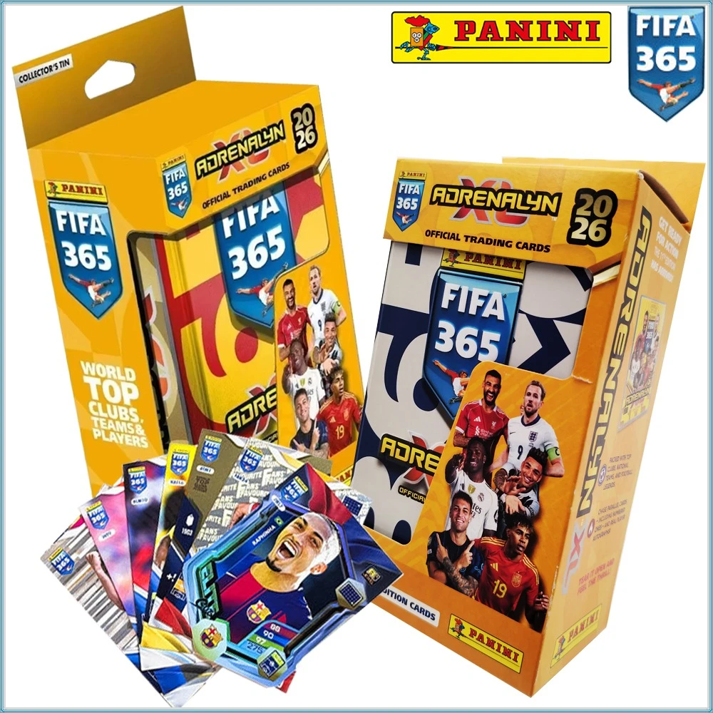 Genuine Official PANINI 2026 FIFA 365 Football Star Athlete Golden Baller Trading Cards Popular Classic Peripheral Collection