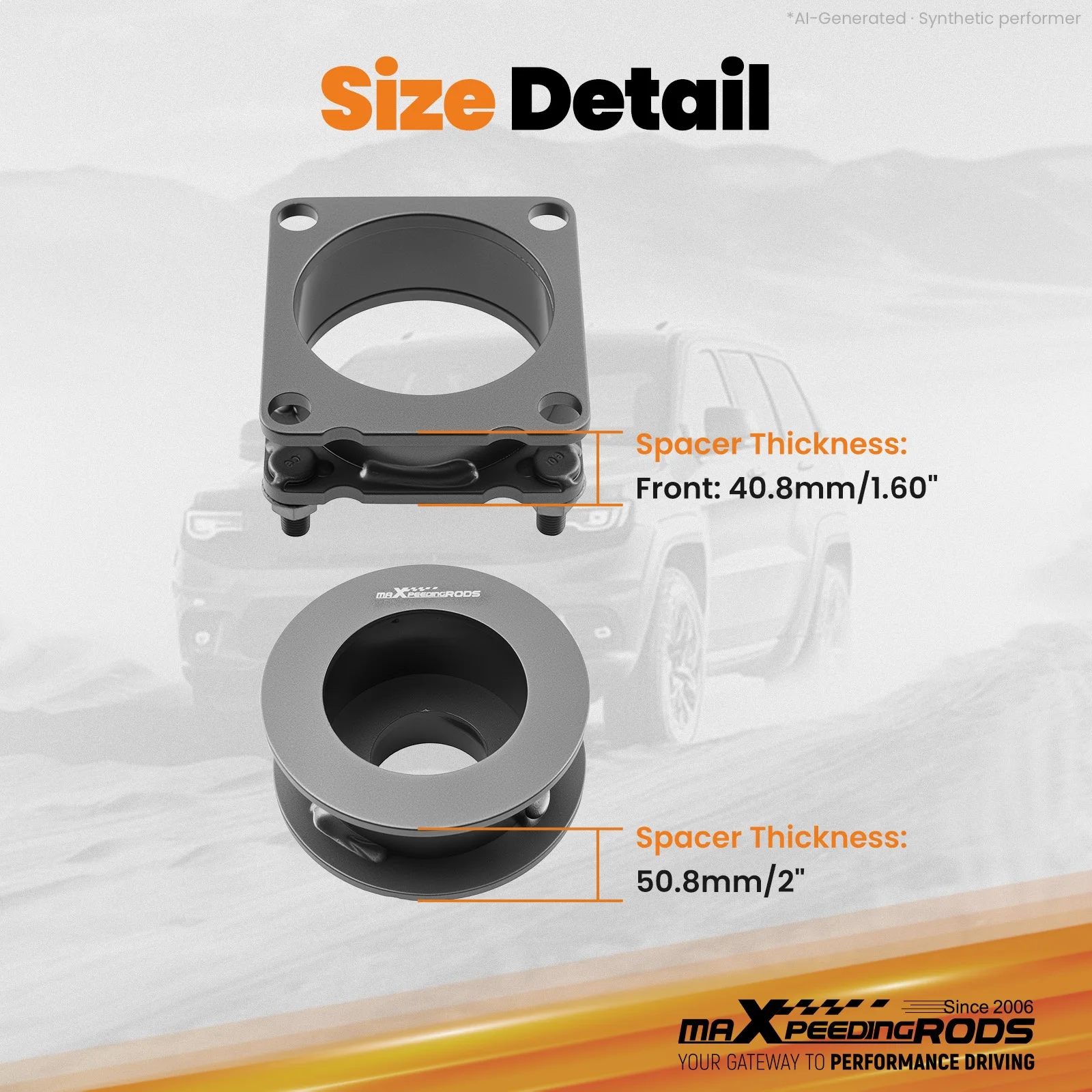 Lift Kit Spacers for Ford Explorer 2011-2019 2