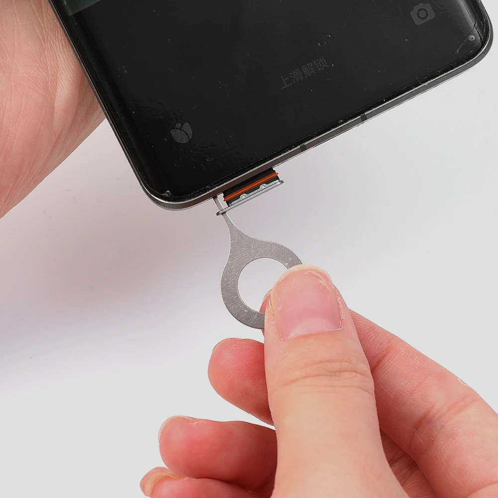 Anti-verloren simkaart Pin Naald Universele lade Pin Uitwerpen Verwijderingshulpmiddelen voor IPhone IPad Samsung Galaxy Sim-kaartenadapters