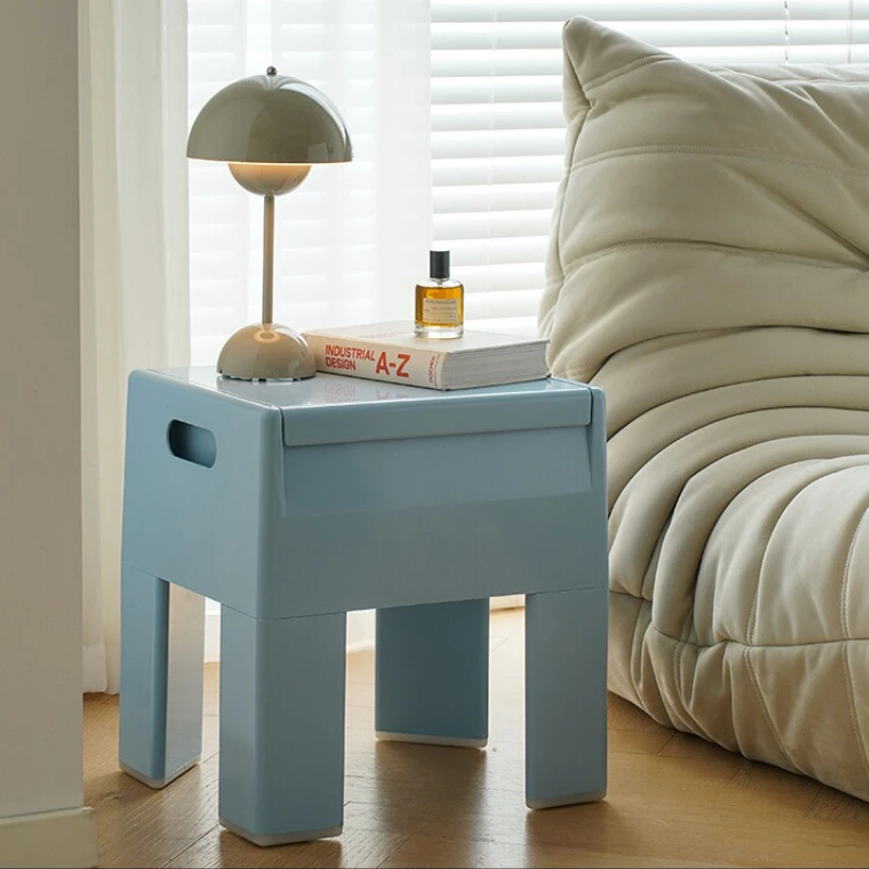 

Vintage Creative Storage Cabinet, Minimalist Bedside Multi-Functional Organizer, Living Room Sofa Side Table,Entryway Shoe Bench