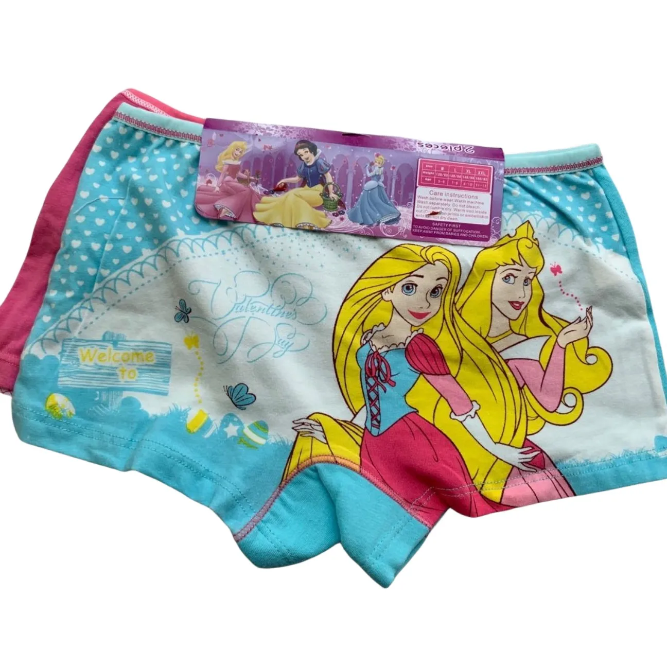 HOT TOYS Girl Cartoon Prints Boxers Fine Cotton Panties Bright Color Frozen Sofia Design Underwear Size S-XL For Kids 110-150