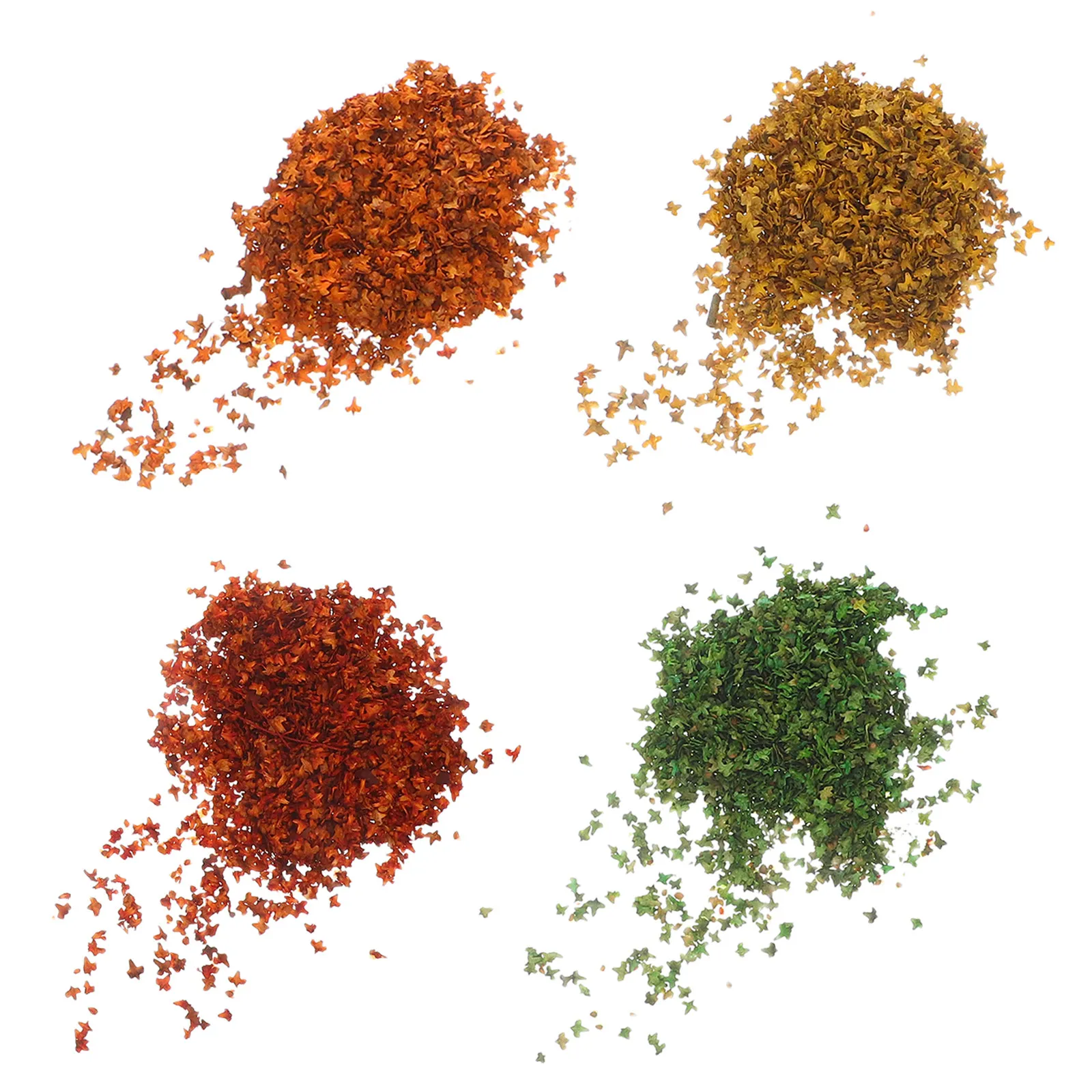 

33ml Miniature Fall Leaves for Crafts Realistic DIY Projects Railway Layouts Home Decorations Loose Fall Leaves Decoration