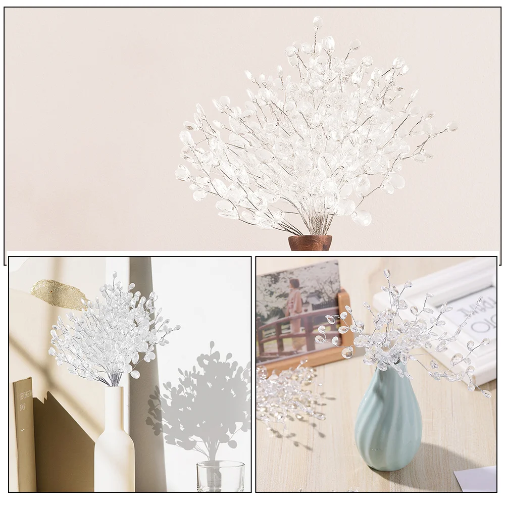 

100pcs Artificial Flowers White for Home Decor Wedding Party Table Centerpieces Fake Bouquet Fake Bunch Bouquet Accessories