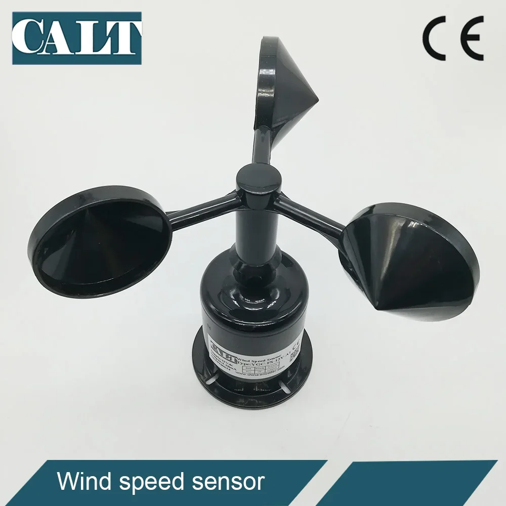 

In stock China supplier DC9~30v 4-20mA output three cup wind speed sensor