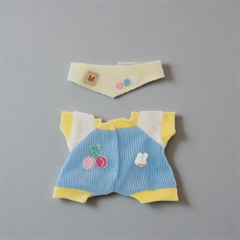 

Clothes For 15/17cm Labubu Idol V1 V2 Fashion Mini Doll Outfit Sports Leisure Suit Stylish Clothing Gift Accessories