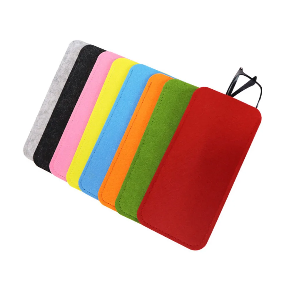 

18*9cm Phone Bag Eyewear Accessories Portable Felt Cloth Glasses Bags Sunglasses Bag Glasses Box Glasses Storage