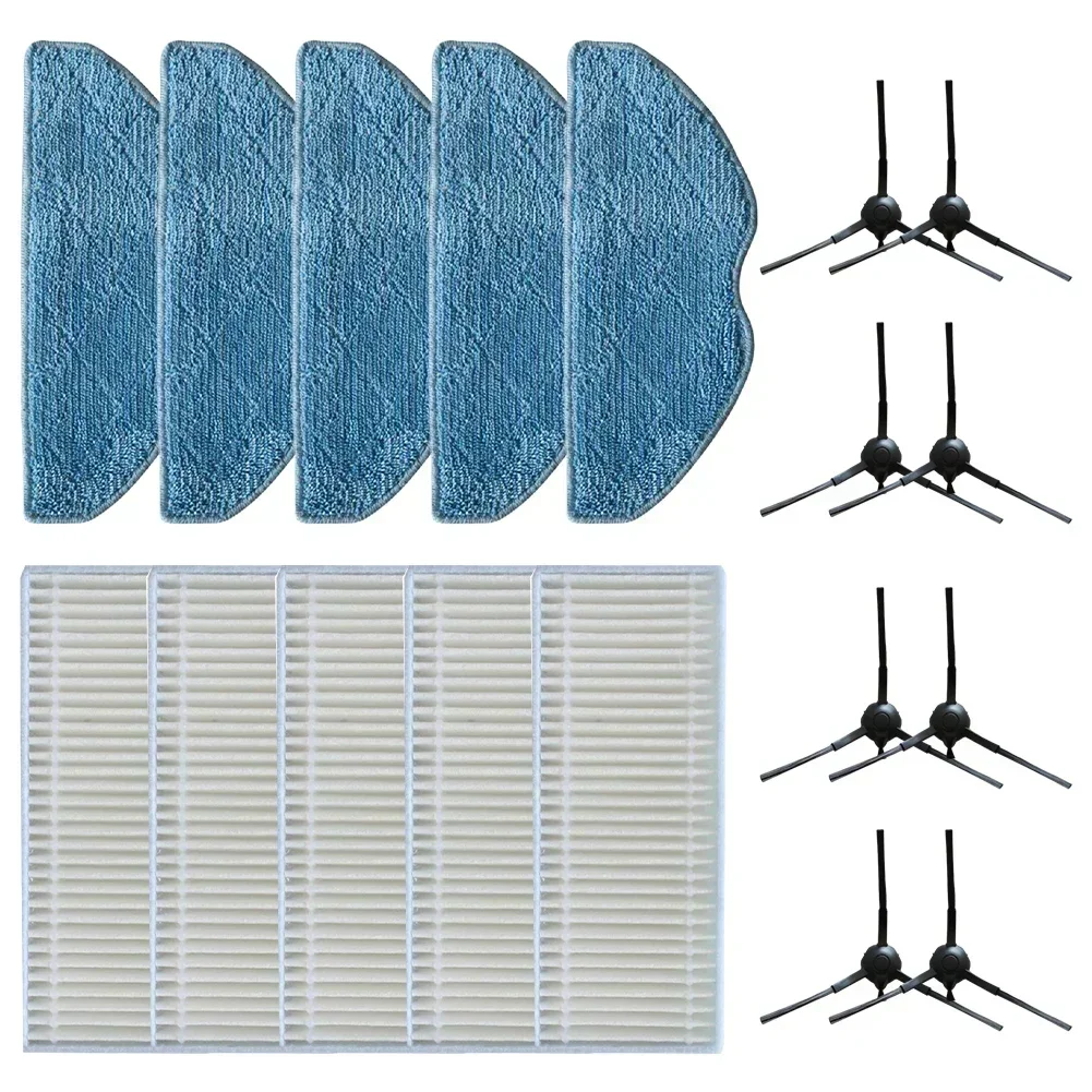 

1 Set Mop Cloths Filters Side Brushes For Botslab S8 Plus Robotic Vacuum Cleaner Replacement Parts