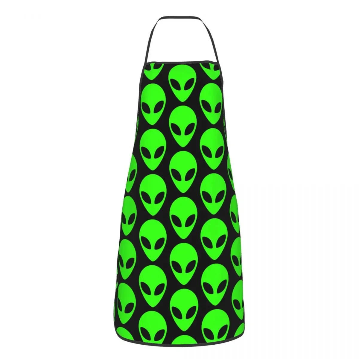 Unisex Space Alien Kitchen Chef Cooking Baking Apron Men Women Tablier Cuisine for Gardening