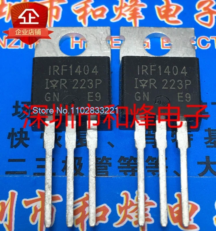 （10PCS/LOT） IRF1404  TO-220 40V 162A