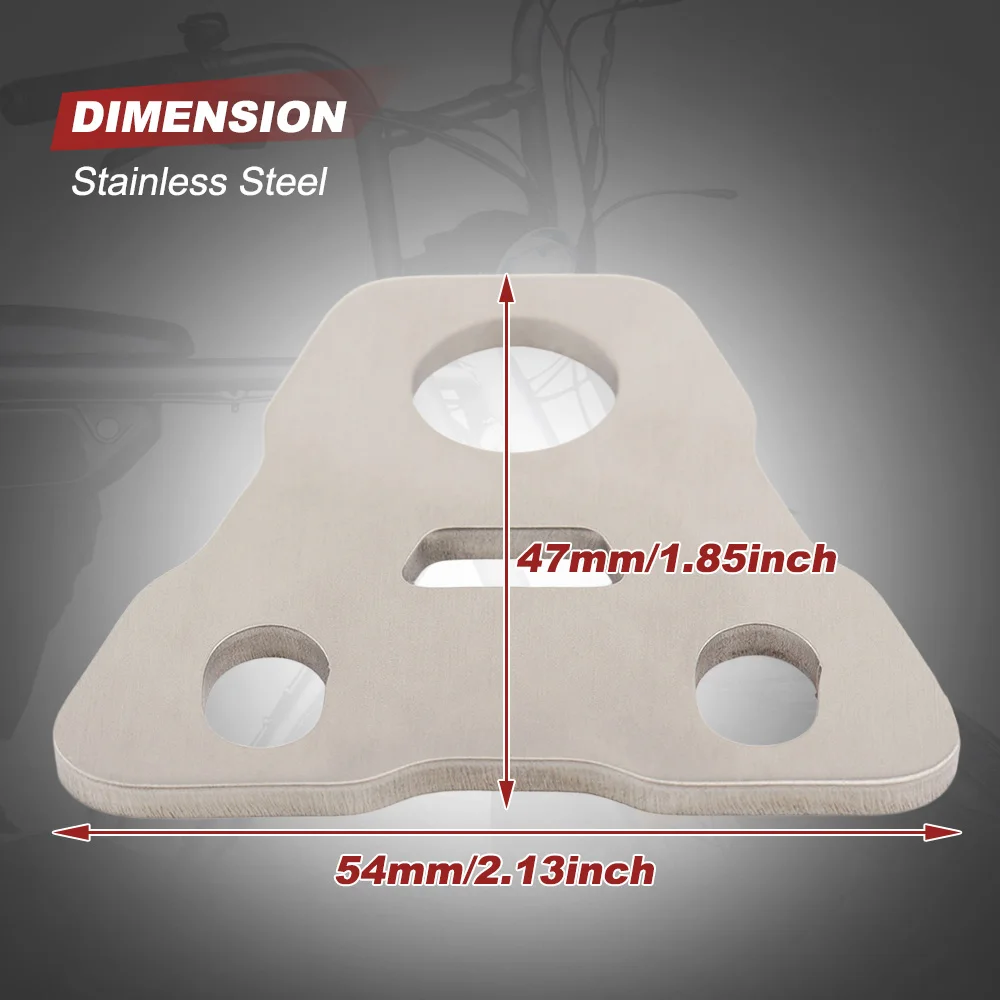 For Super73 (ALL MODELS) Z1 S1 S2 R RX ZX ZG Motorcycle Stainless Steel Headlight Lowering Bracket Headlamp Mount Bracket
