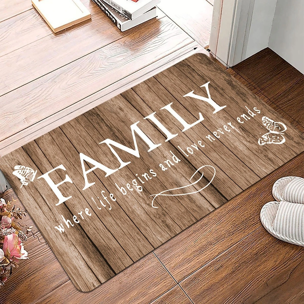 

1PC FAMILY Pattern Kitchen Rugs Non-Slip Home Door Mats Pop design Bathroom Rug Bath Mat Carpet for Home Sink Laundry Decor