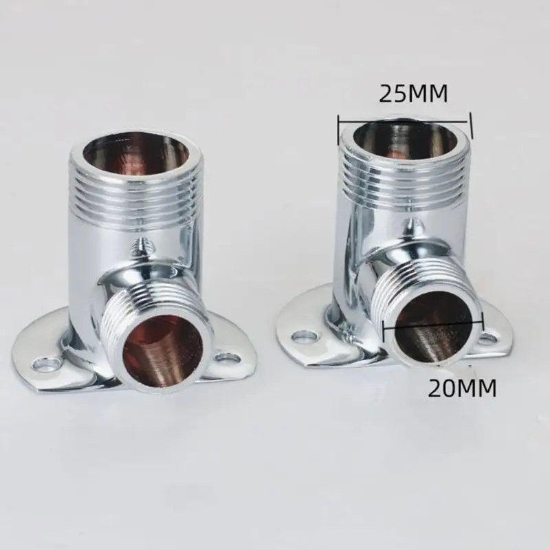 2pcs Shower Head Adapter Base Easy Conversion for Faucet to Shower Head Durable Q81C